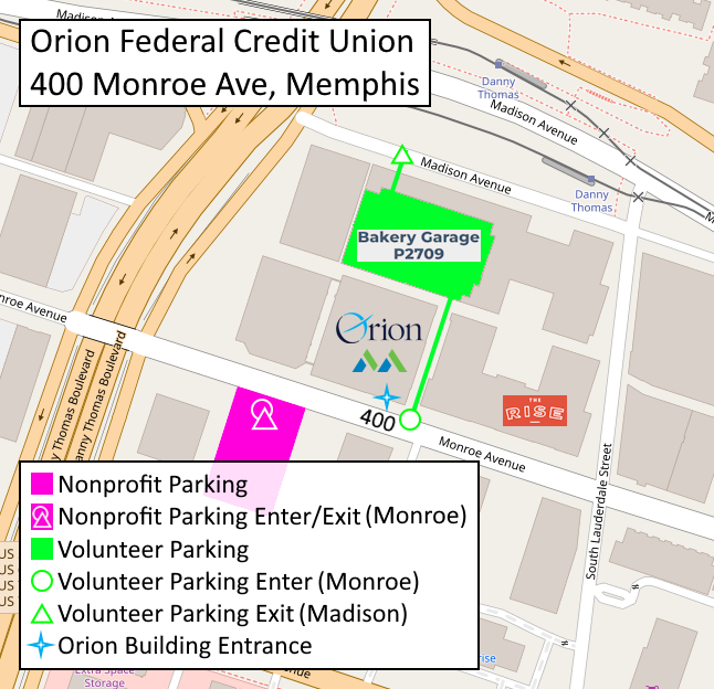 Orion Venue Map